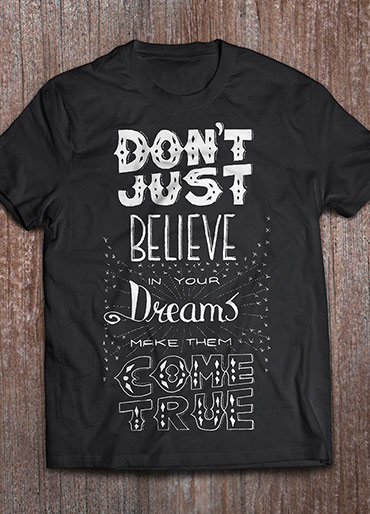 T-shirt design – dreams